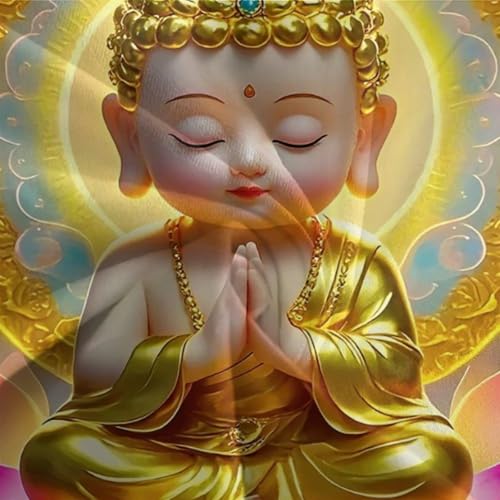 Housse de couette Bouddha 220x240 en microfibre douce avec fermeture éclair pratique - 8