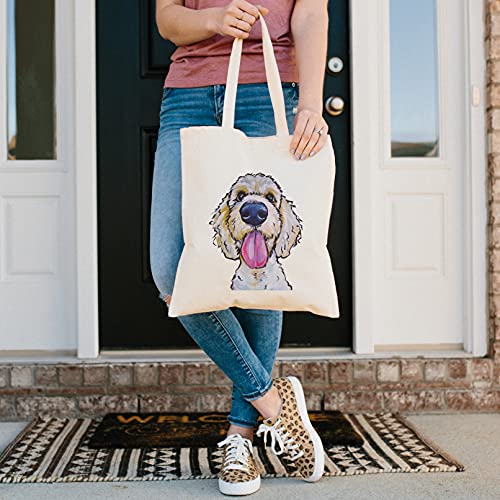 Bolso Tote Labradoodle Golden Doodle Handmade miniatura 4