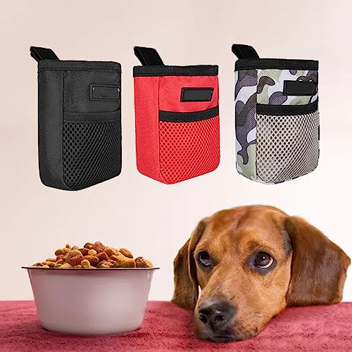 ICRPSTU Bolsa de treinamento para animais de estimação ao ar livre respirável pano Oxford bolsa de l