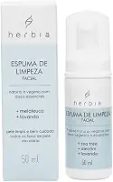 Herbia Espuma De Limpeza Facial Natural E Vegano