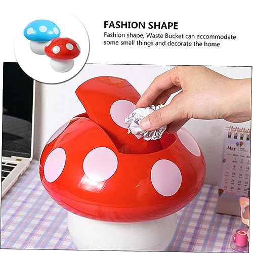 Caneca de Basura Pequeña Rectangular de Escritorio Luxshiny 2 Piezas miniatura 7