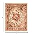SAFAVIEH Lyndhurst Collection Area Rug - 6' x 9', Ivory & Rust, Traditional Oriental Design, Non-Shedding & Easy Care, Ideal for High Traffic Areas in Living Room, Bedroom (LNH330R)