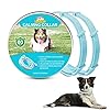 Collare Calmante Anti-ansia per Cani, Regolabile, Feromoni 60 Giorni, Lunga Durata, Impermeabile, Naturale, Sicuro per Tutti i Cani (Blu-2pz)