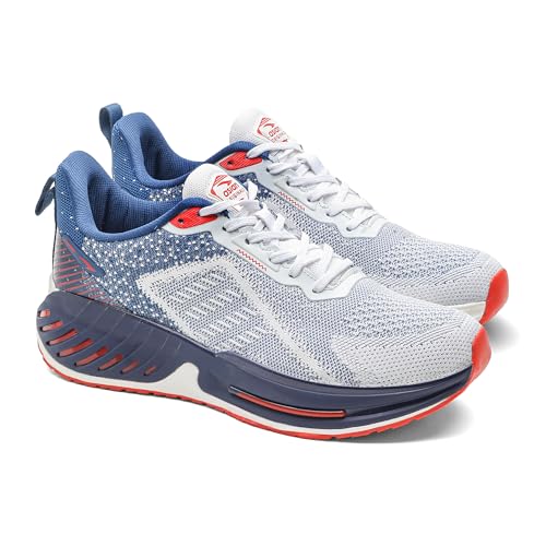Image of ASIAN Powerplay-32 Men's Running Shoes | Knit Upper, Lateral & Arch Support, Energy Return Memory Foam Shoes & Stable Grip Outsole | Ideal Boys Shoes for Running, Training