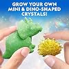 National Geographic Ultimate Crystal Growing Kit Grow 5 Types of Crystals Including Glow in the Dark, Dinosaur Figure, Underwater Crystals & Crystal Trees with Learning Guide, STEM Science Kit