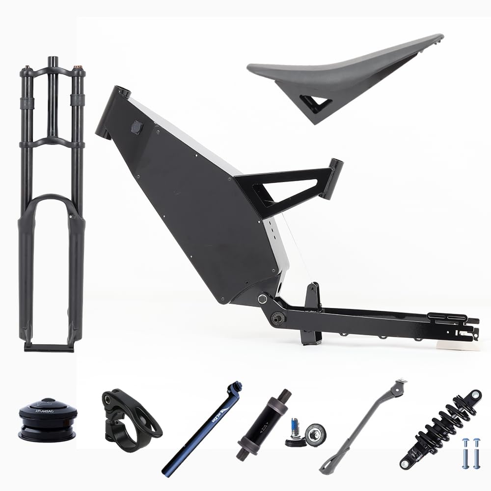 KEYU F5 Electric Bike Frame Parts Mid Drive Ebike 1000W Carbon Fiber Frame Carbon Fibre Ebike Frame Mid Drive Ebike Frame