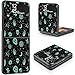 Skull Moon Gothic Slim Case for Samsung Galaxy Z Flip 3 5G, Galaxy Z Flip 3 Phone Case for Men/Women, Hard PC Shookproof Lightweight Cover for Samsung Z Flip3 2021