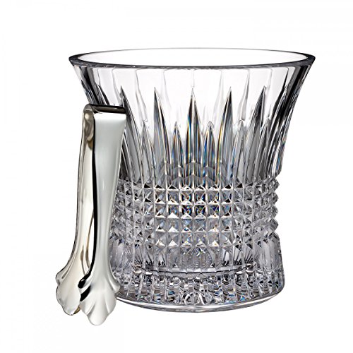 Waterford Lismore Diamond Ice Bucket with Tongs Waterford Lismore Diamond Ice Bucket with Tongs