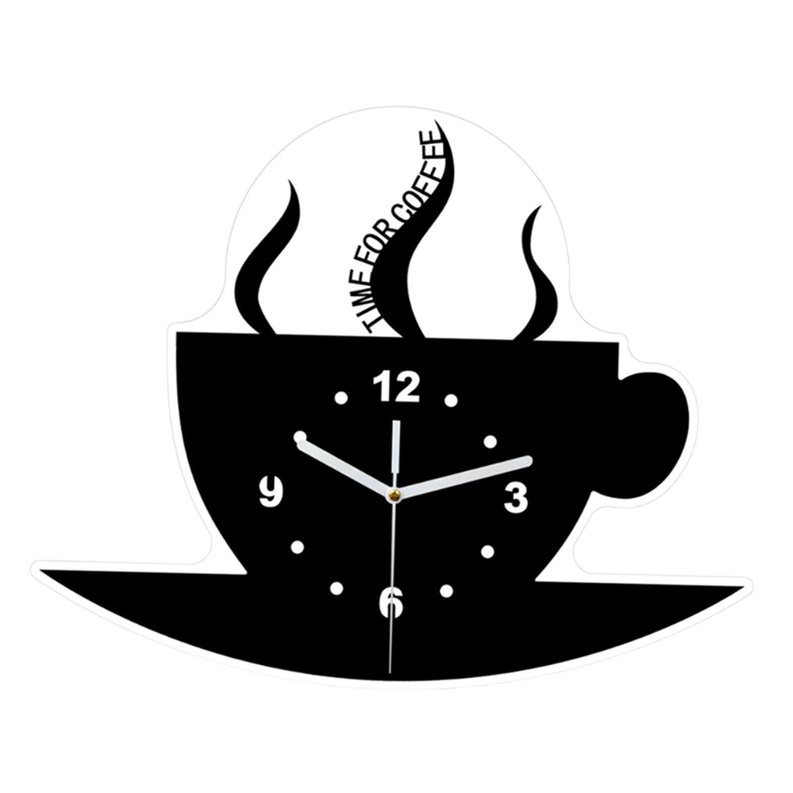 Horloge Murale Tasse à Café KESOTO pour Sublimer la Décoration de Votre Cuisine