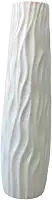 Vaso alto de chão, decoração para casa, vaso de flores grande, decorativo para quarto, escritório, interior, Branco