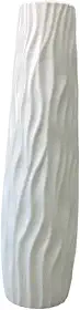 Vaso alto de chão, decoração para casa, vaso de flores grande, decorativo para quarto, escritório, interior, Branco