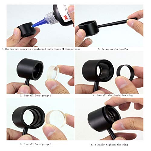 Lente di Ingrandimento Rimovibile Tenuto in Mano