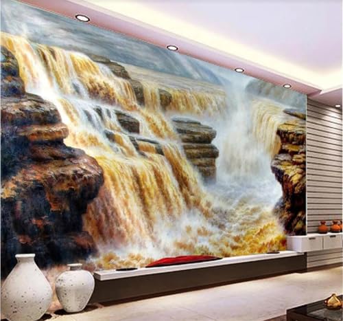 Papier Peint 3D Installation Facile Sommets pour Grand Mur