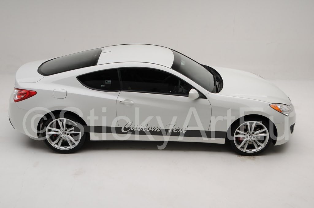 pics Custom Side Skirt Car custom text side skirt stripe 90