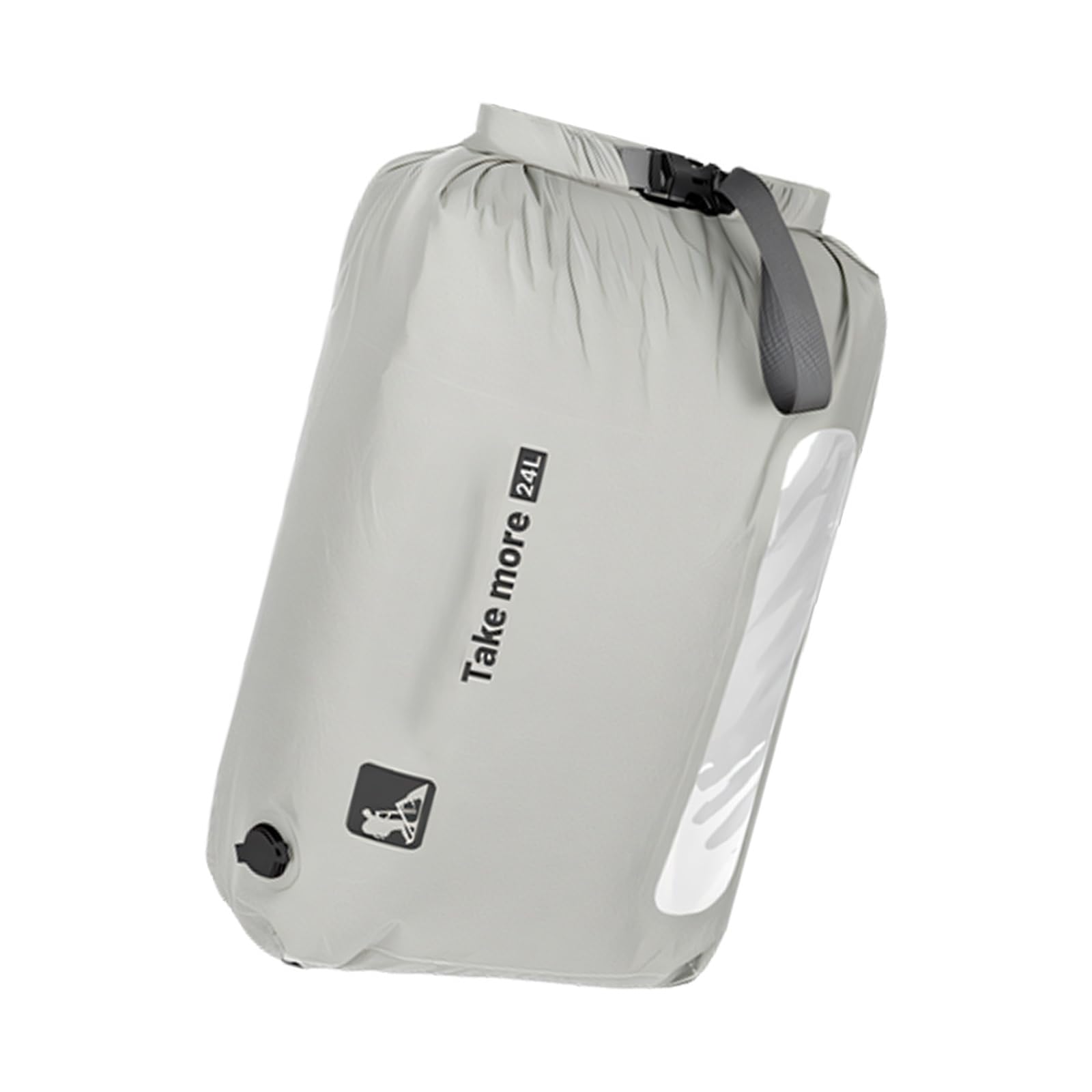 Sac de rangement sous vide de grande capacité 12 L/24 L avec fenêtre transparente facile à identifier - Convient pour la randonnée, les voyages - Sac de compactage sous vide