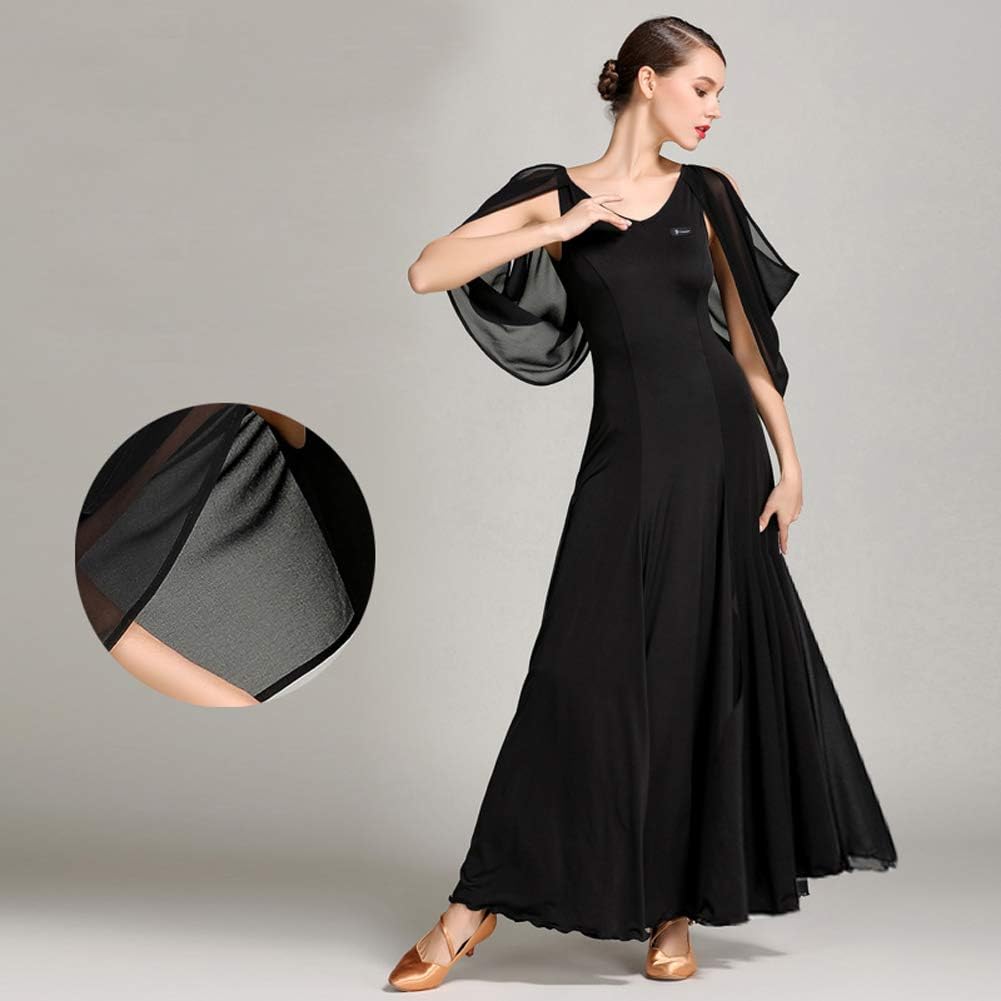 Ladies Modern Waltz Tango Latin Ballroom Practice Dance Dress