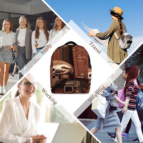 Mochila para laptop de tela Oxford impermeable unisex con base sólida y cierre 5
