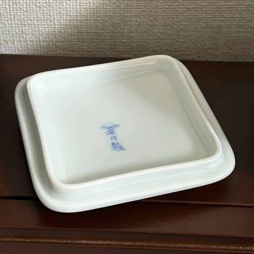 深川製磁／ブルーワイナリー　二段角蓋物　2点 ブルーワイナリー 二段角蓋物 | 有田焼 深川製磁｜公式