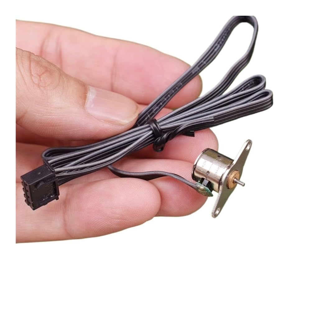 HJNAOKGWHQ 10mm DC 2-phase 4-wire Stepper electronic starter Small Wired Stepping Resistance 10 Ohm 18 Degrees