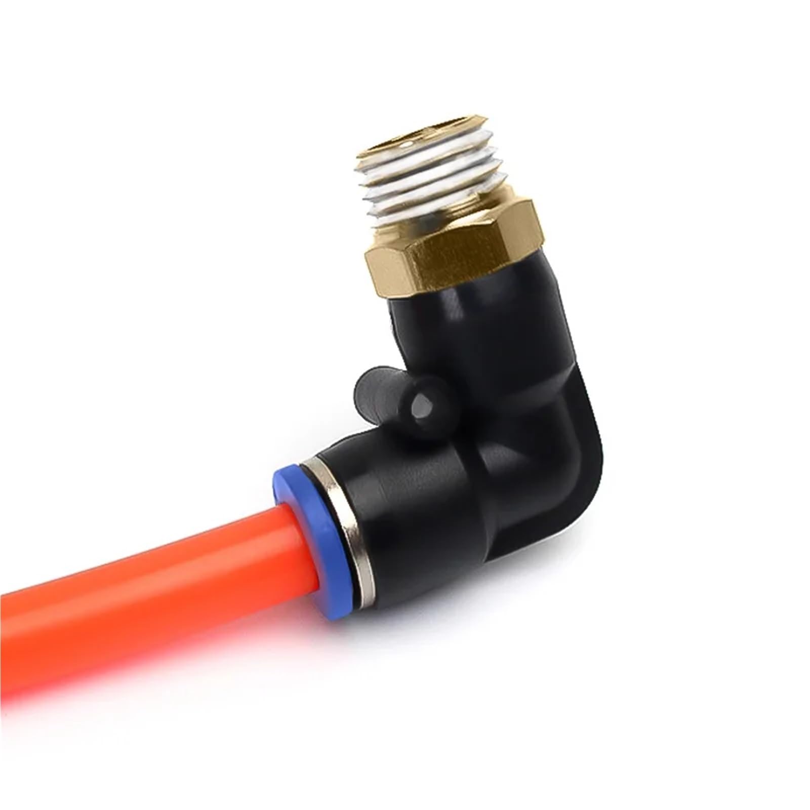 1PCS Pneumatic Air Connector Fitting PL Blue M5 4mm 6mm 8mm Thread 1/8" 1/4 3/8 1/2 Straight Hose Fittings Pipe Quick Connectors(6-m5 (6mm-M5))