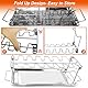 VOUSXLLEZ Premium Hähnchenschenkel Halter für 14 Keulen,Hähnchen Ständeraus 100% Edelstahl,Gasgrill Zubehör mit Auffangschale,Chicken Wings Gas Grill Zubehör