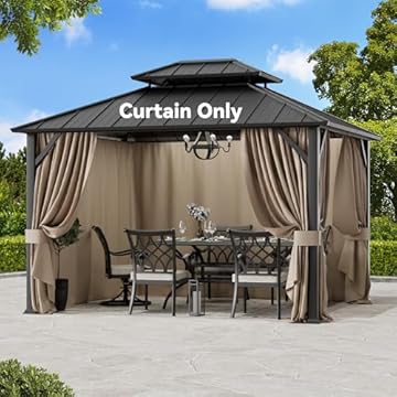 gazebo curtains with hooks