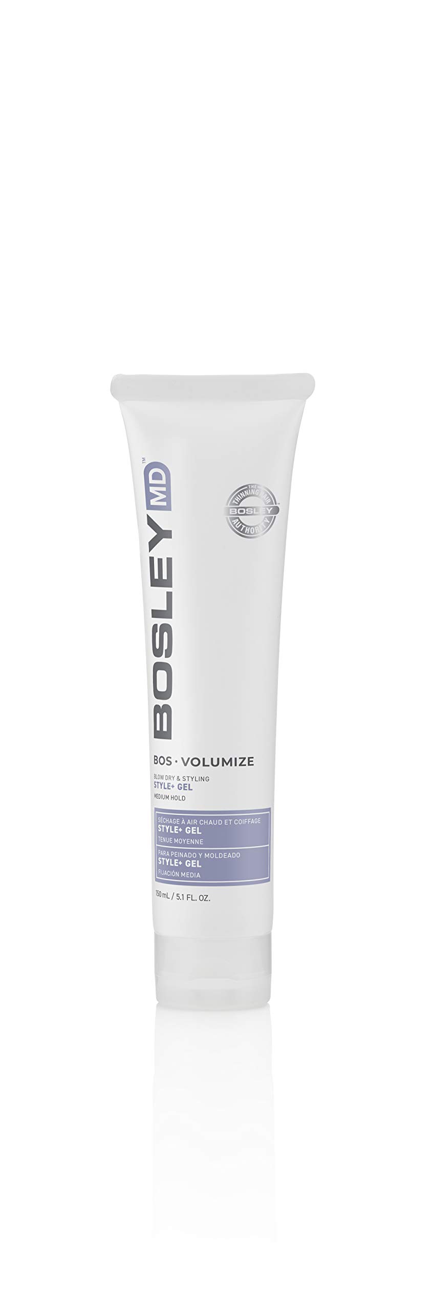 Bosley MD Bosvolumize Style+ Blow Dry & Styling Gel - 150 Ml