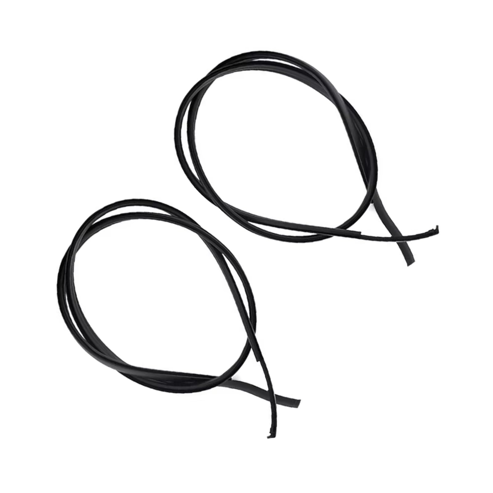 Sealing Strips Compatible with Toyota for Yaris Hatchback 2012 2013 2014 Auto Roof Drip Finish Moulding Seal Strips 75552-52180 75551-52200