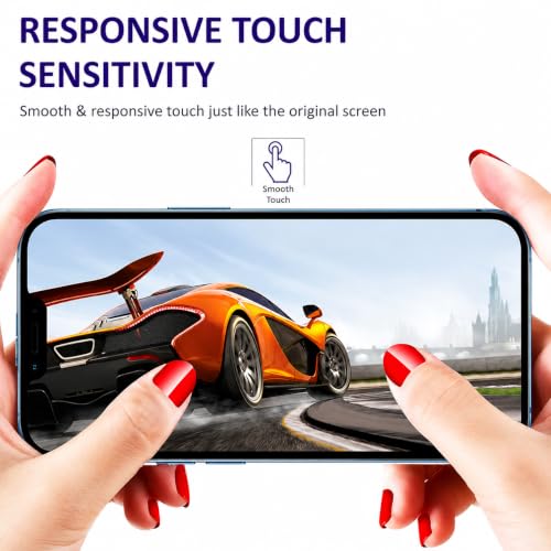 Image of Tempered glass for iPhone 13 | Screen Protector Full HD Quality Tempered Glass Anti-Scratch Edge to Edge Coverage For Easy Installation (iPhone 13)