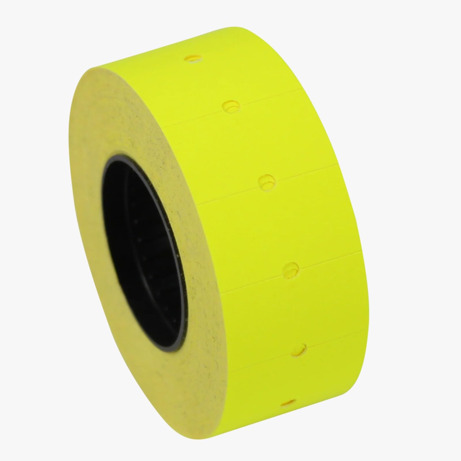 JIO CT1 21 x12 mm Price Gun Label Stickers Tags, Compatible with Avery, sato, Puma, Lynx, motex & Many More Price Gun Refill for Retail Shop and Tagging | Fl.yellow-30 Roll