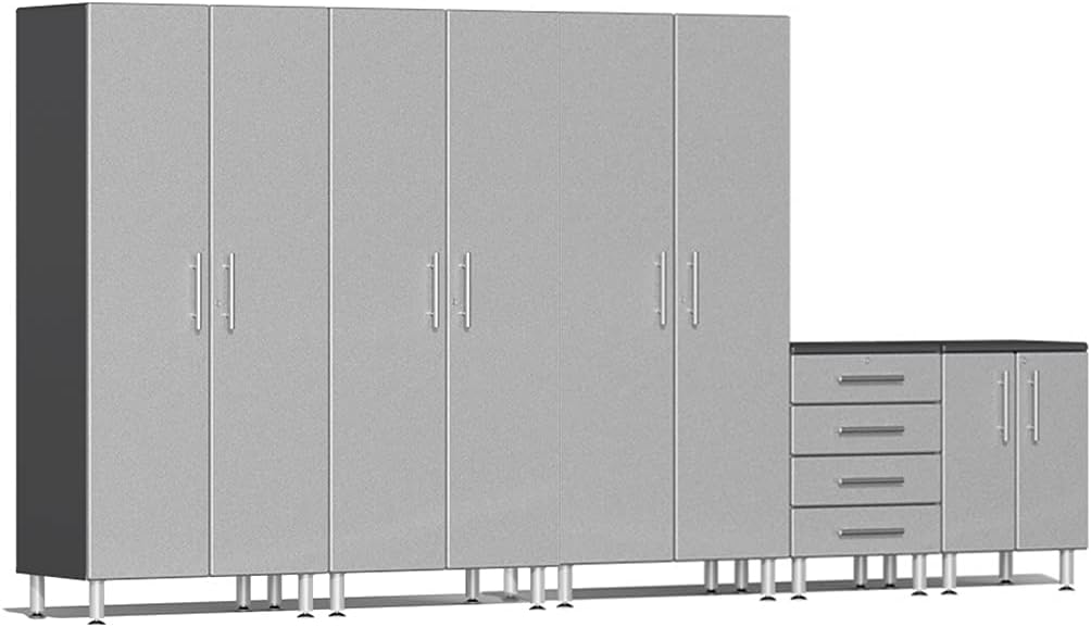 Ulti-MATE UG27050S 5-Piece Garage Cabinet System in Stardust Silver Metallic