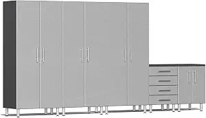 Ulti-MATE UG27050S 5-Piece Garage Cabinet System in Stardust Silver Metallic