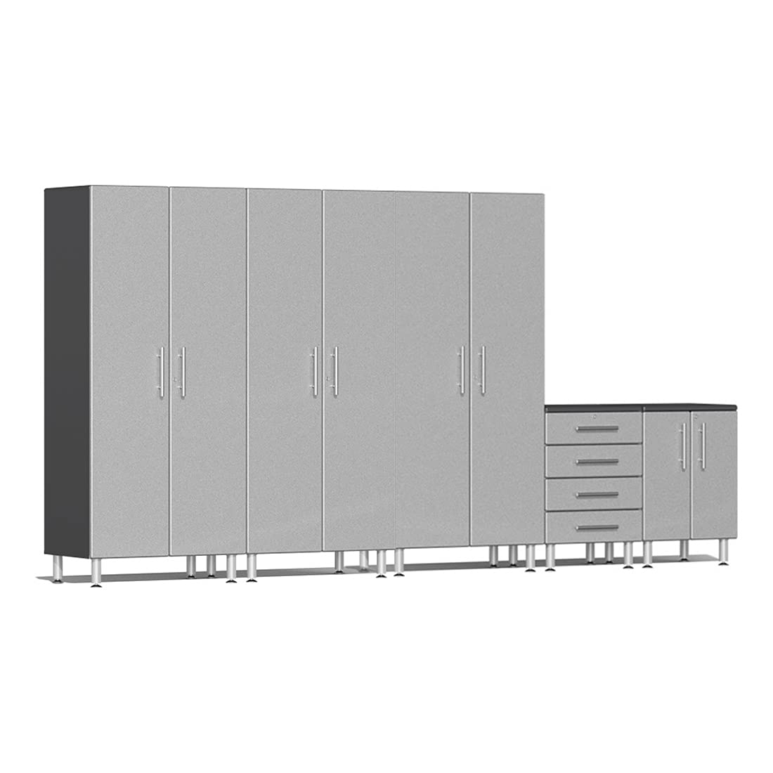 Ulti-MATE UG27050S 5-Piece Garage Cabinet System in Stardust Silver Metallic