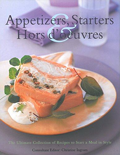 Best-ever Appetizers Starters & First Courses 1843095203 Book Cover