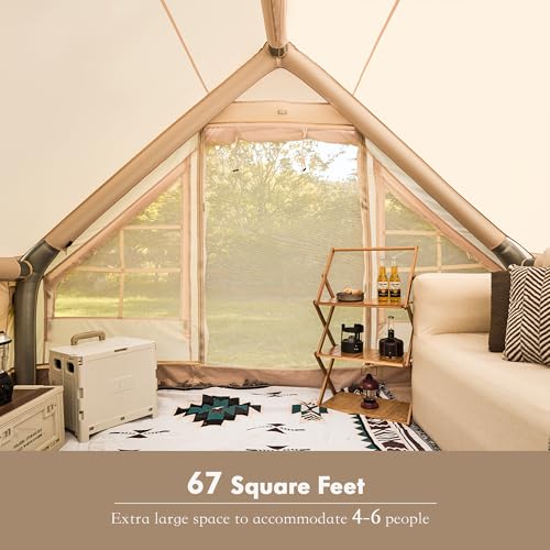 Carpa Inflable YOLENY para 4 Personas Beige miniatura 4