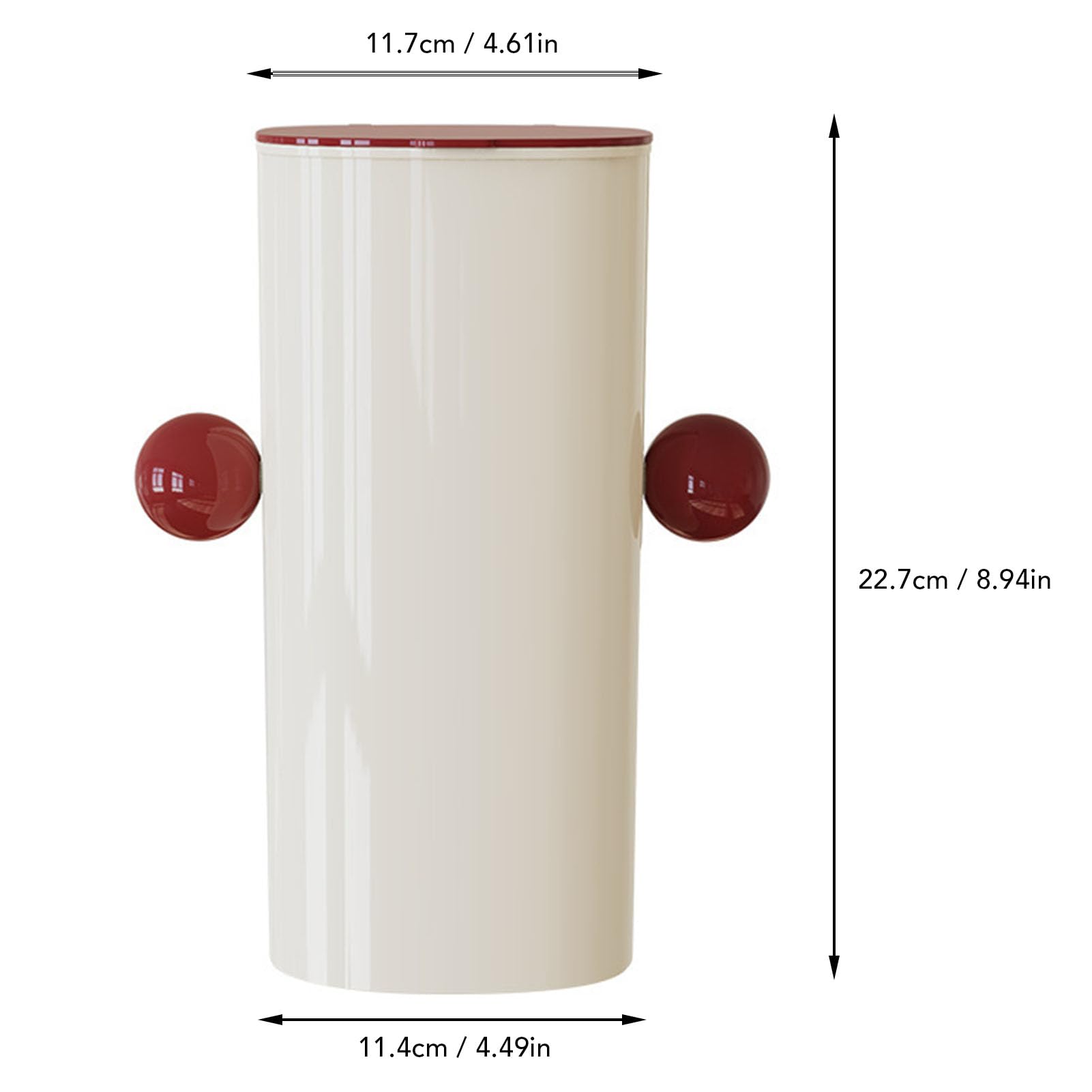 Porta Pennelli per Trucco a Sollevamento Automatico, Organizer per Pennelli per Trucco in Plastica con Coperchio, 4 Scomparti, Spazio di Archiviazione -up con un per il Ripiano del Bagno