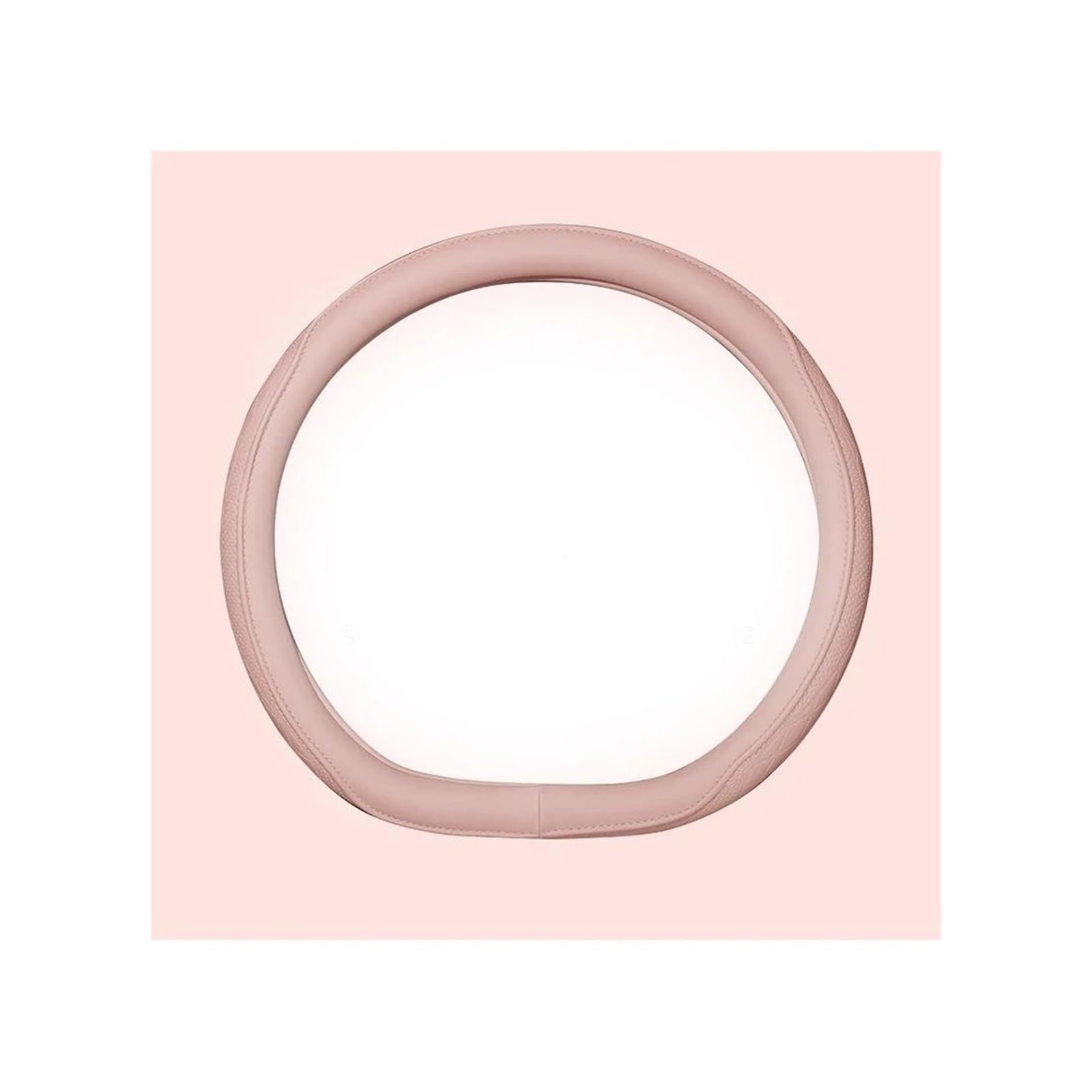 38 cm typ O D Car Anti--Slip Leather Steering Wheel Cover Universal Car Steering Wheel Protective Cover MZEER (O-Coffee)