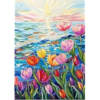 Amazon.com: 500 Piece Beautiful Tulips Puzzles for Adults