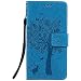 Produktbild Nancen Compatible with Handyhülle Huawei P9 (5,2 Zoll) Flip Schutzhülle Zubehör Lederhülle mit Silikon Back Cover PU Leder Handytasche im Bookstyle Stand Funktion Kartenfächer