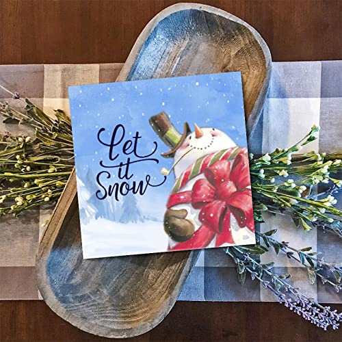 Panneau bois Let It Snow : le cadeau idéal pour Noël - 2