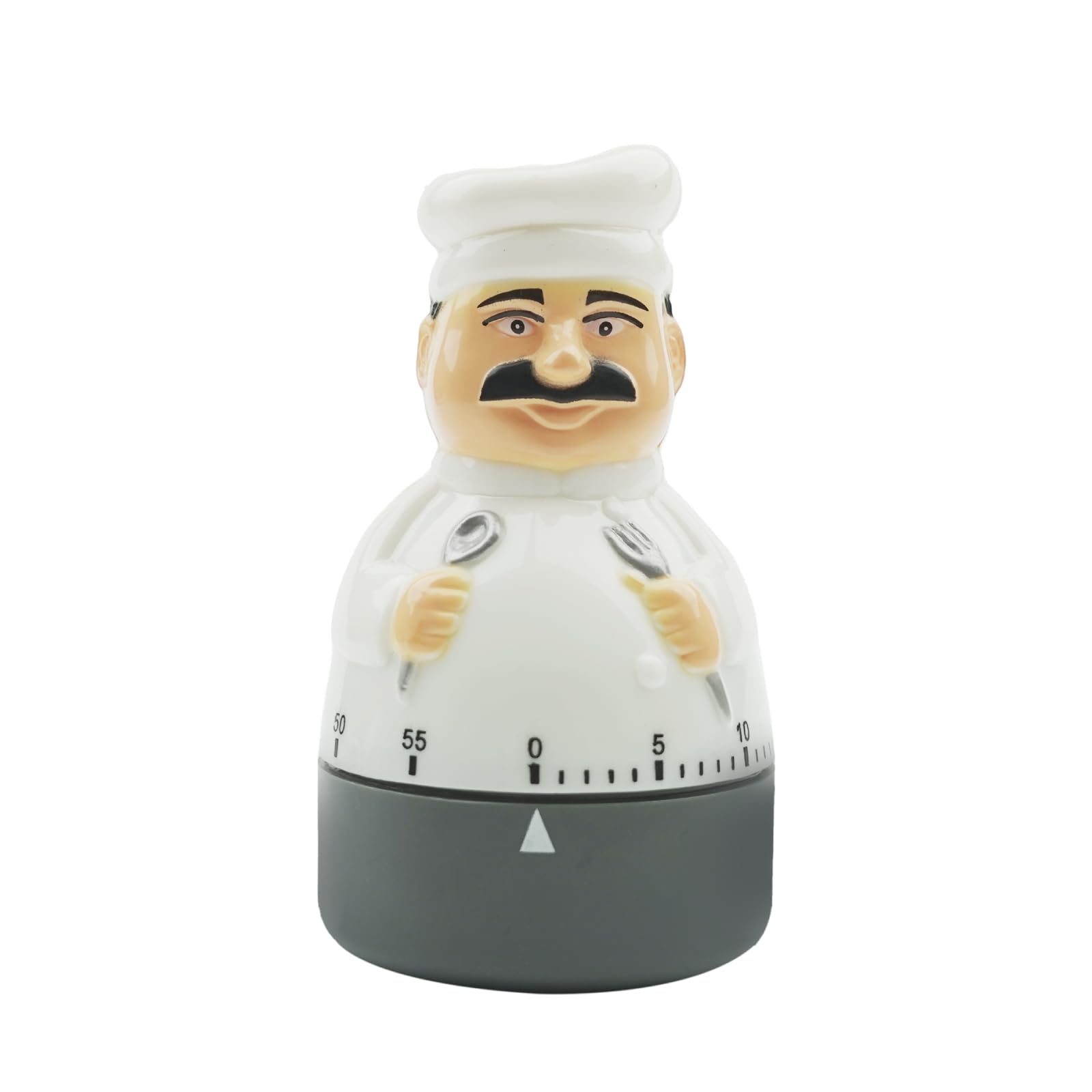 Taikemeti Küche Timer mechanischer Kochen Timer Countdown 1-60Min, Cute Chef Timer Keine Batterie erforderlich für Küche, Arbeit, Studie, Übung