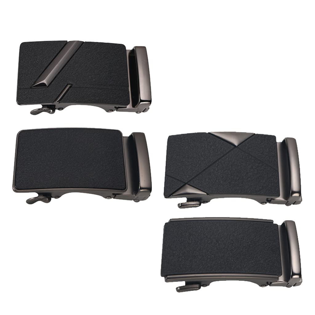 Mens Solid Automatic Buckle Ratchet Leather Metal Belt Buckle Replacement 01-image-35