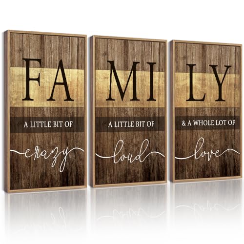 Drsoum Home Family Wall Decor Farmhouse Sign Wall Hanging Decor