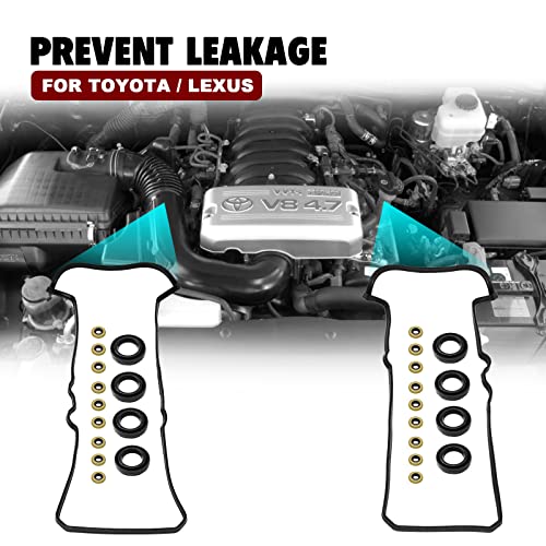 Ortopia Valve Cover Gasket Set Replacement for VS50592R 1UZ 2UZ 3UZ V8 by Ortopia - Used condition - Image 3