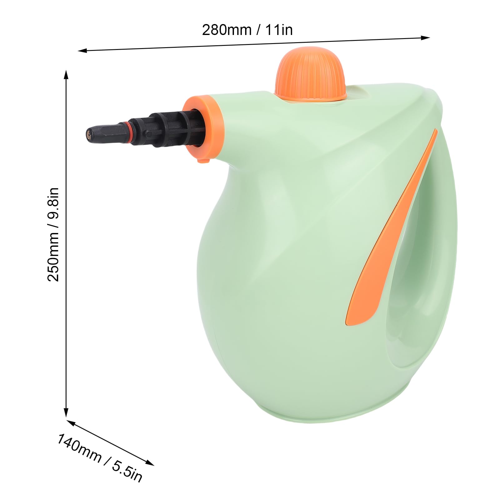ASHATA Limpiador a Portátil de 1200W, Potente Máquina de Limpieza a de Alta Temperatura para Muebles del Hogar y el Coche, Capacidad de 700ml (Enchufe de la UE)