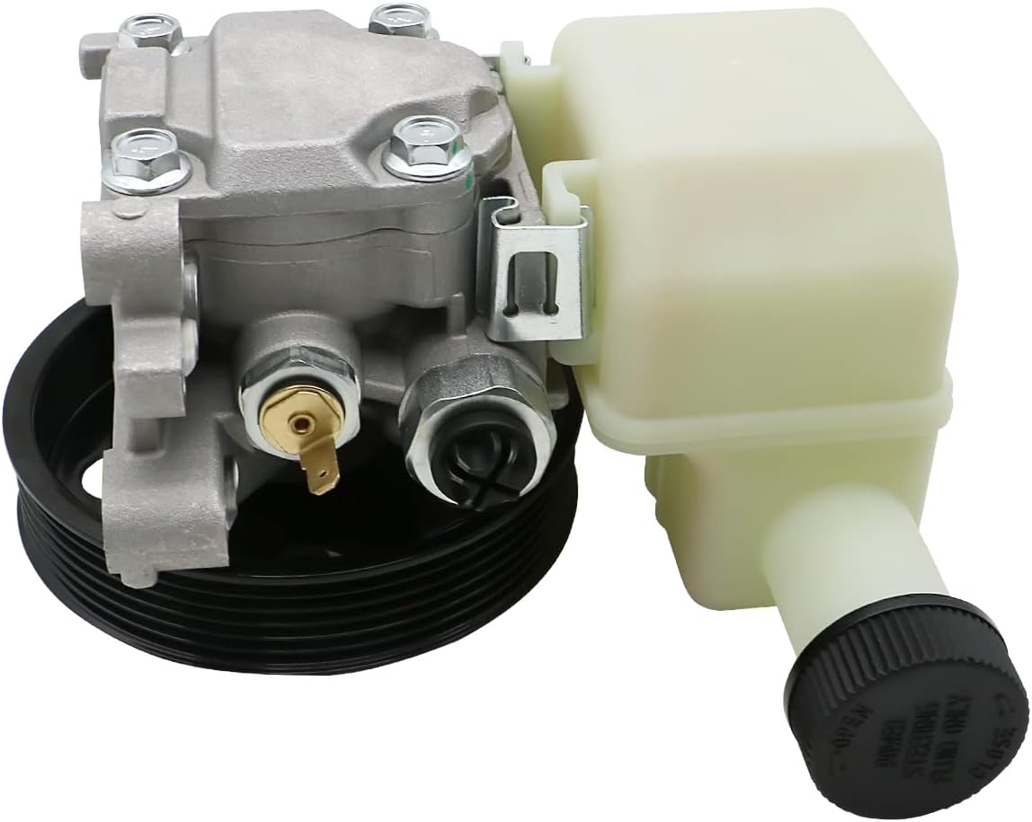 Chefull 21-5497 Power Steering Pump with Pulley Reservoir Assembly Compatible With 2007 2008 2009 2010 2011 2012 Mazda CX-7 L4 2.3L 2.5L (Power Assist Pump Replace EG2132600A EG2132600 EG2132650B)