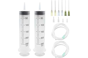 250mL Plastic Syringes with Needle