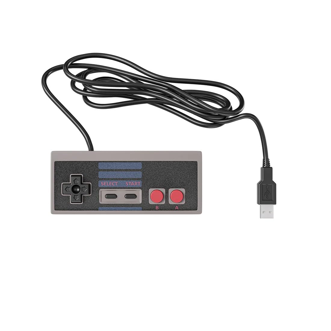 XYAB Classic USB Controller Compatible with PC and Mac – Wired Retro Gaming Gamepad for NES-Style Play – New