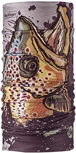 Image of BUFF CoolNet UV Neck Gaiter, UPF 50 Sun Protection, Breathable, Versatile, Quick Dry Face Mask, Fishing Designs, Adult Size