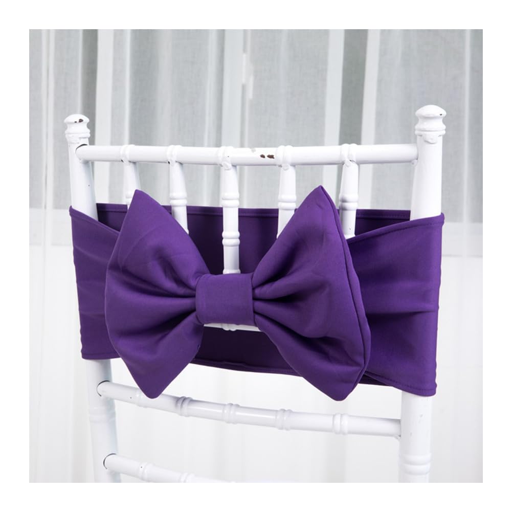 Ceinture de chaise stretch sans froissement pour décoration fête rapide